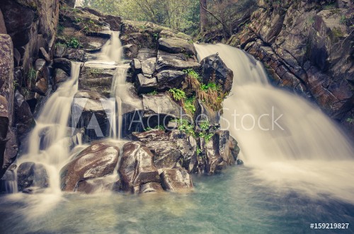 Picture of Waterfall Skalnik in Szczawnica Beskid Sadecki mountain range in Polish Carpathian Mountains